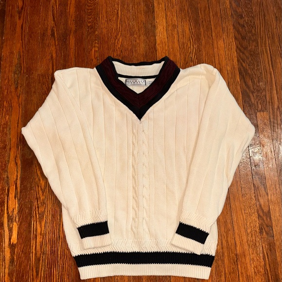 Michael Gerald M Men’s V Neck Sweater - Picture 1 of 3